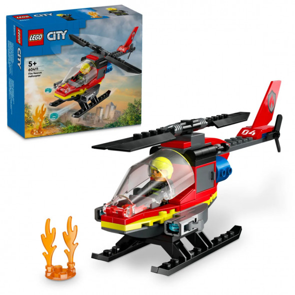 Конструктор LEGO City 60411 Пожарно-спасательный вертолет в Ростове-на-Дону
