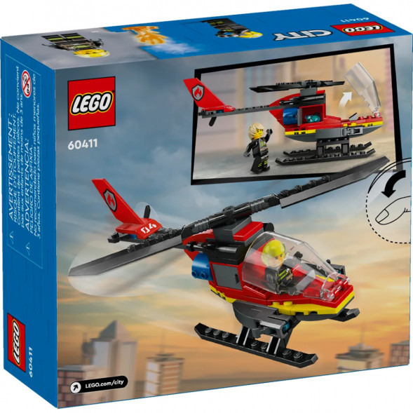 Конструктор LEGO City 60411 Пожарно-спасательный вертолет в Ростове-на-Дону