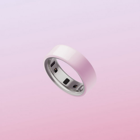 Умное кольцо Oura Ring 4 Ceramic (размер 12), Розовый/Petal в Ростове-на-Дону