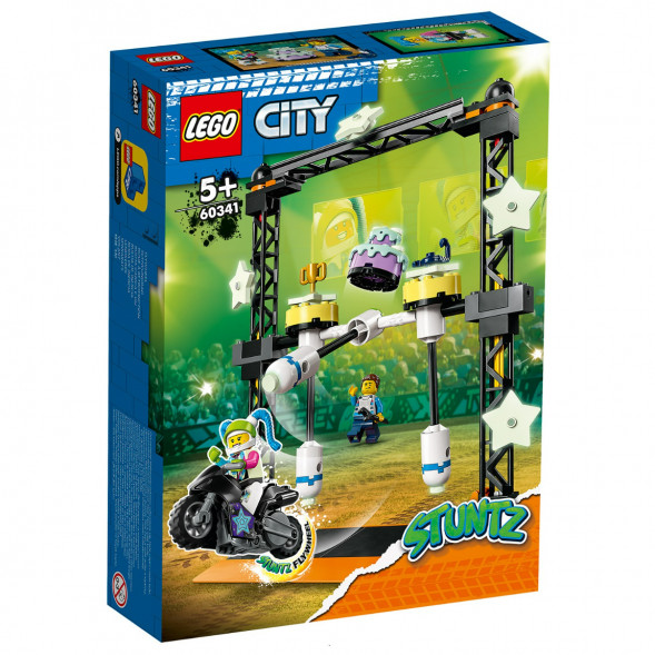 Конструктор LEGO City 60341 Трюковое испытание «Нокдаун» в Ростове-на-Дону