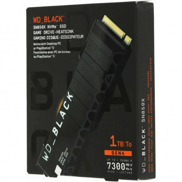 SSD накопитель Western Digital WD Black SN850X NVMe, 1TB (WDS100T2XHE) в Ростове-на-Дону
