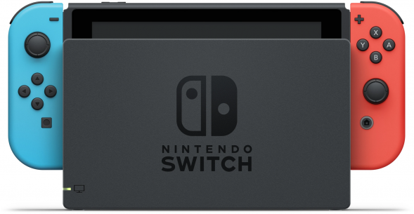 Игровая приставка Nintendo Switch rev.2 32 ГБ, красный/синий в Ростове-на-Дону