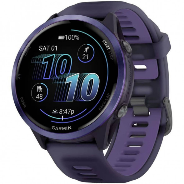 Умные часы Garmin Forerunner 570 47 мм Indigo Aluminium/Translucent Imperial Purple/Indigo 010-02971-02 в Ростове-на-Дону