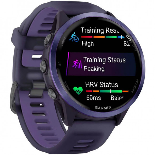Умные часы Garmin Forerunner 570 47 мм Indigo Aluminium/Translucent Imperial Purple/Indigo 010-02971-02 в Ростове-на-Дону