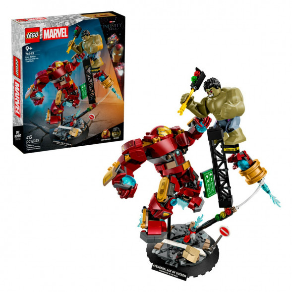 Конструктор LEGO Super Heroes 76343 Легендарная битва Халкбастера против Халка в Ростове-на-Дону