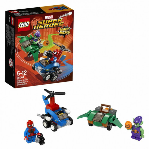 Конструктор LEGO Super Heroes 76064 Человек‑паук против Зелёного Гоблина в Ростове-на-Дону