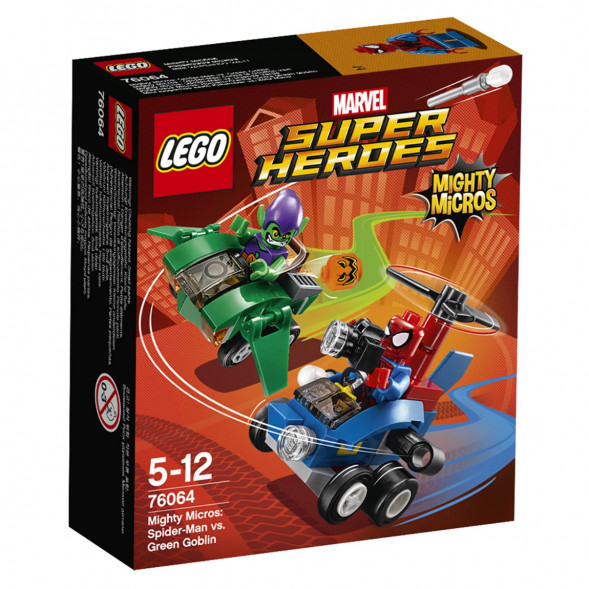 Конструктор LEGO Super Heroes 76064 Человек‑паук против Зелёного Гоблина в Ростове-на-Дону