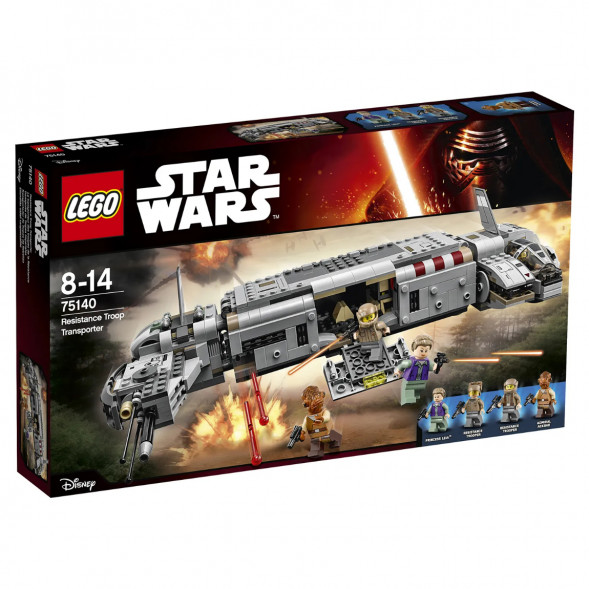 Конструктор LEGO Star Wars 75140 Военный транспорт Сопротивления в Ростове-на-Дону