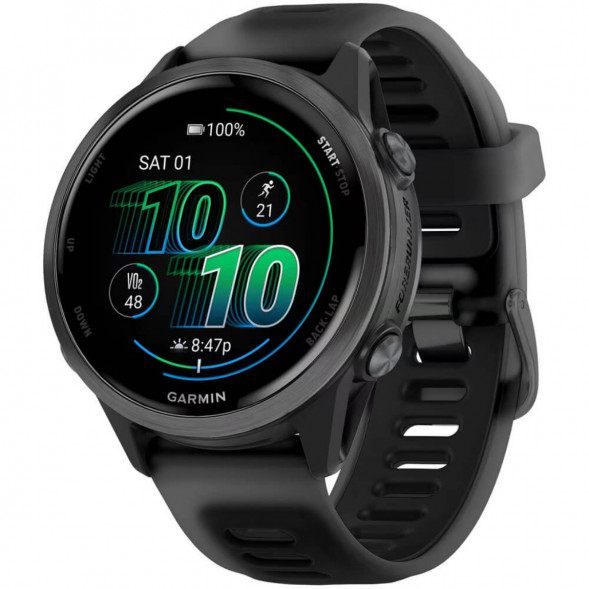 Умные часы Garmin Forerunner 570 42 мм Slate Grey Aluminium/Translucent Black 010-02970-00 в Ростове-на-Дону