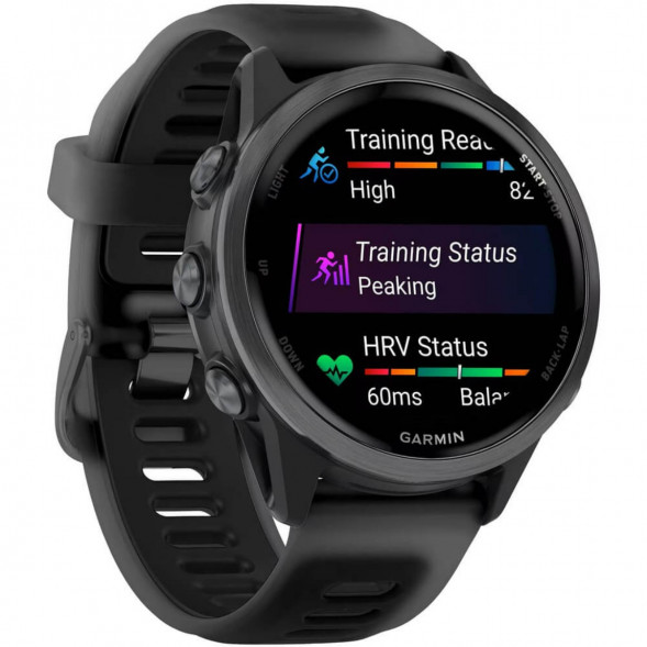 Умные часы Garmin Forerunner 570 42 мм Slate Grey Aluminium/Translucent Black 010-02970-00 в Ростове-на-Дону