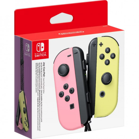 Геймпад Nintendo Switch Joy-Con controllers Duo, пастельный розовый / пастельный жёлтый в Ростове-на-Дону