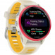 Умные часы Garmin Forerunner 570 42 мм Raspberry Aluminium/Translucent Bone/Mango 010-02970-02 в Ростове-на-Дону