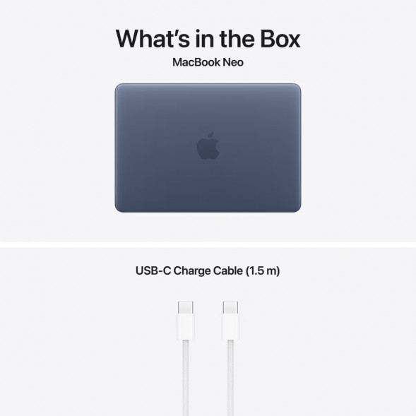 Ноутбук Apple MacBook Neo MHFF4 (A18 Pro 5-Core GPU, 8/256GB), Синий/Indigo в Ростове-на-Дону