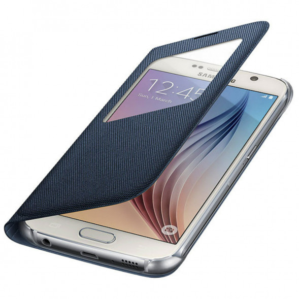 Чехол для Samsung Galaxy S6 S-View Cover (EF-CG920BBE), Black в Ростове-на-Дону