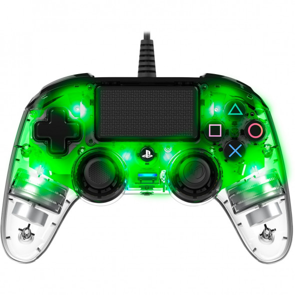 Геймпад проводной Nacon Illuminated Compact PS4, зеленый в Ростове-на-Дону