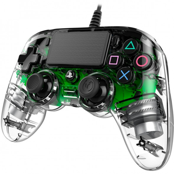 Геймпад проводной Nacon Illuminated Compact PS4, зеленый в Ростове-на-Дону