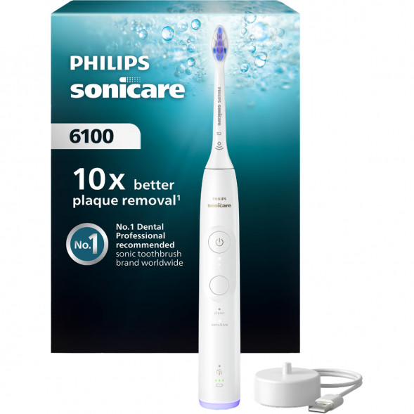 Электрическая зубная щётка Philips Sonicare 6100 HX7400/01, белый в Ростове-на-Дону