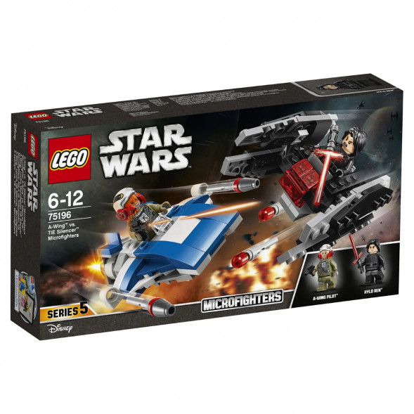 Конструктор LEGO Star Wars 75196 Истребитель типа A против бесшумного истребителя СИД в Ростове-на-Дону