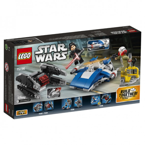 Конструктор LEGO Star Wars 75196 Истребитель типа A против бесшумного истребителя СИД в Ростове-на-Дону