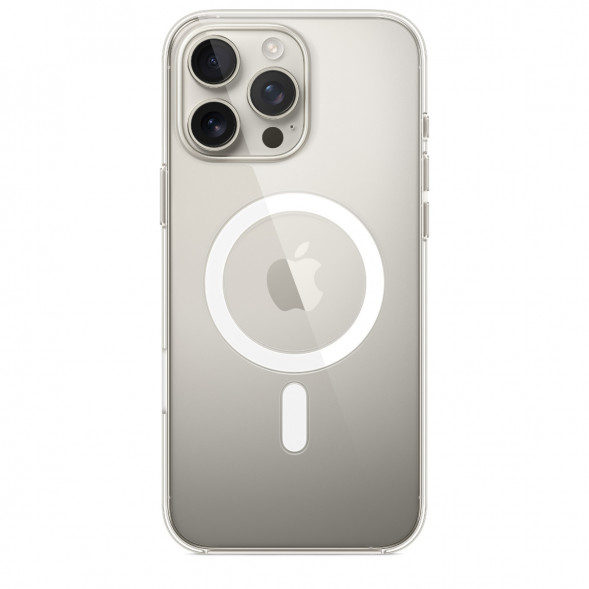 Чехол Apple Clear Case with MagSafe для iPhone 16 Pro Max, прозрачный (MA7F4ZM/A) в Ростове-на-Дону