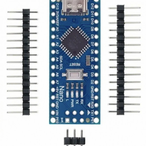 Микроконтроллер Arduino NANO TYPE-C V3.0 (совместимый) Atmega328 CH340 в Ростове-на-Дону