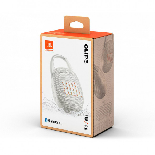 Портативная колонка JBL Clip 5, White в Ростове-на-Дону