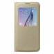 Чехол для Samsung Galaxy S6 S-View Cover (EF-CG920BFE), Gold в Ростове-на-Дону