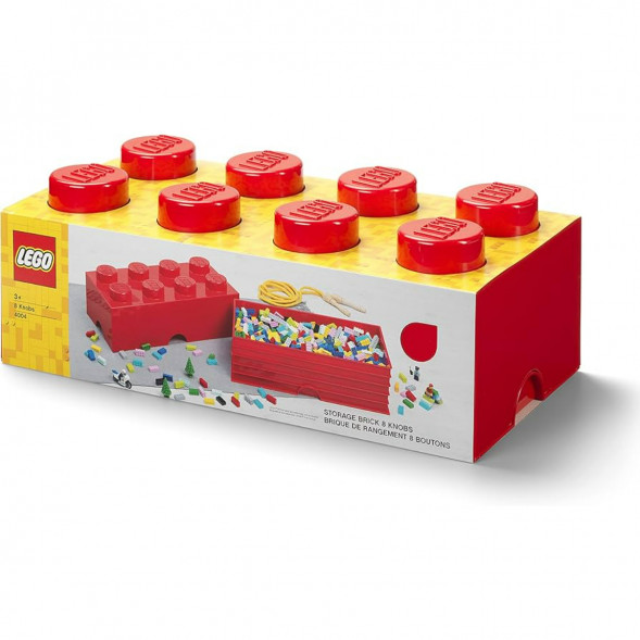 Пластиковый кубик для хранения LEGO Creator 4004, красный в Ростове-на-Дону