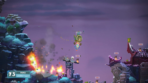 Игра Worms Battlegrounds + Worms W.M.D. Double Pack [PS4, английская версия + русские субтитры] в Ростове-на-Дону
