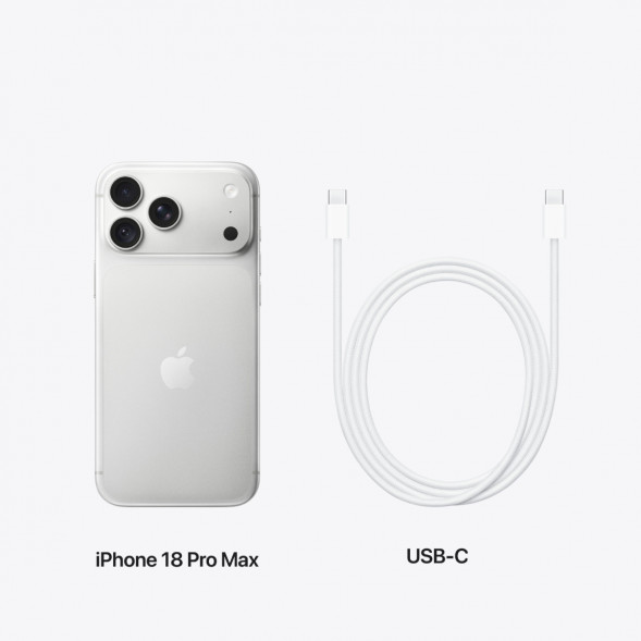 Смартфон Apple iPhone 18 Pro Max 512GB (eSIM), Silver в Ростове-на-Дону