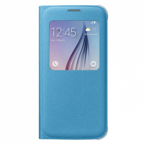 Чехол для Samsung Galaxy S6 S-View Cover (EF-CG920BLE), Blue в Ростове-на-Дону