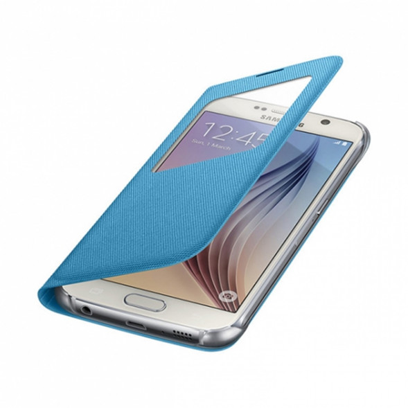 Чехол для Samsung Galaxy S6 S-View Cover (EF-CG920BLE), Blue в Ростове-на-Дону
