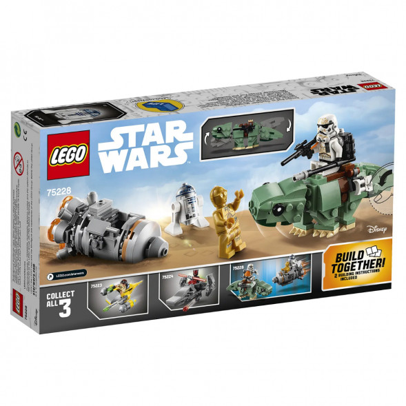 Конструктор LEGO Star Wars 75228 Спасательная капсула Микрофайтеры дьюбэк в Ростове-на-Дону