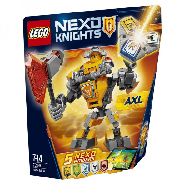 Конструктор LEGO Nexo Knights 70365 Боевые доспехи Акселя в Ростове-на-Дону