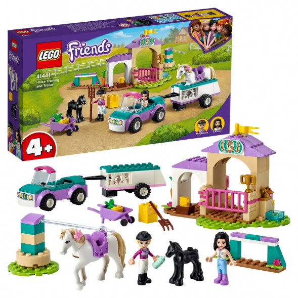 Конструктор LEGO Friends 41441 Тренировка лошади и прицеп для перевозки в Ростове-на-Дону