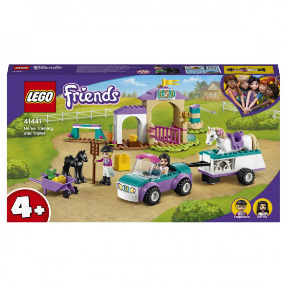 Конструктор LEGO Friends 41441 Тренировка лошади и прицеп для перевозки в Ростове-на-Дону