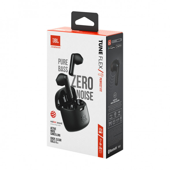 Беспроводные наушники JBL Tune FLEX, Black в Ростове-на-Дону