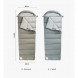 Спальный мешок Naturehike M300 (Левый), серый в Ростове-на-Дону