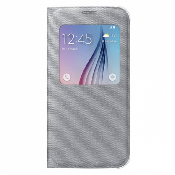 Чехол для Samsung Galaxy S6 S-View Cover (EF-CG920BSE), Silver в Ростове-на-Дону