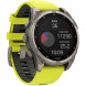 Умные часы Garmin Fenix 8, 51 мм, Solar, Sapphire Titanium with AMP Yellow/Graphite Silicone Band 010-02907-20 в Ростове-на-Дону