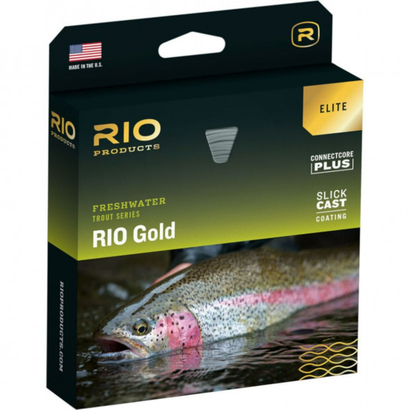 Леска RIO Elite Gold WF8F, Moss/Gold/Gray в Ростове-на-Дону