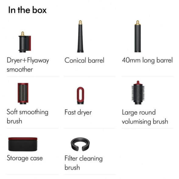Cтайлер Dyson Airwrap Complete Long HS08 (594804-01), Red Velvet/Gold в Ростове-на-Дону