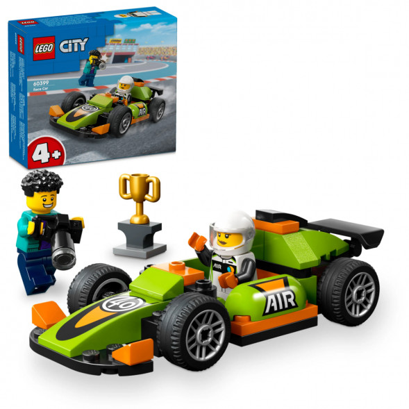 Конструктор LEGO City 60399 Зеленый Гоночный автомобиль в Ростове-на-Дону