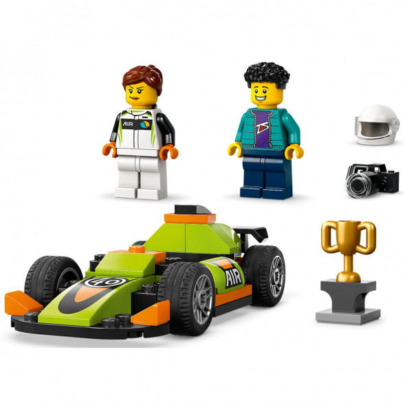 Конструктор LEGO City 60399 Зеленый Гоночный автомобиль в Ростове-на-Дону