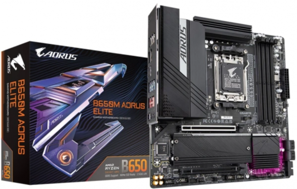 Материнская плата GIGABYTE B650M AORUS ELITE mATX в Ростове-на-Дону