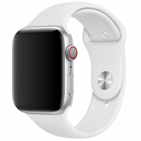 Ремешок для Apple Watch 40mm White Sport Band (MTP52ZM/A), белый в Ростове-на-Дону