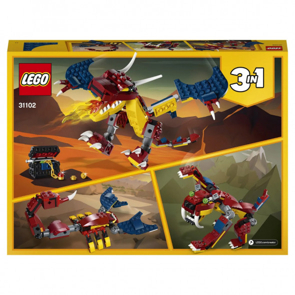 Конструктор LEGO Creator 31102 Огненный дракон в Ростове-на-Дону
