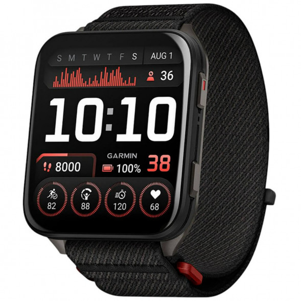 Умные часы Garmin Venu X1 Black с чёрным нейлоновым ремешком ComfortFit 010-02980-02 в Ростове-на-Дону