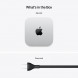 Компьютер Apple Mac mini M4 2024 (MU9D3) (10 Core GPU, 16ГБ, 256ГБ SSD, Apple, macOS), серебристый в Ростове-на-Дону