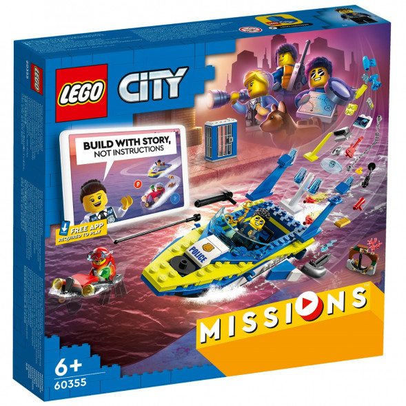 Конструктор LEGO City 60355 Детективные миссии водной полиции в Ростове-на-Дону